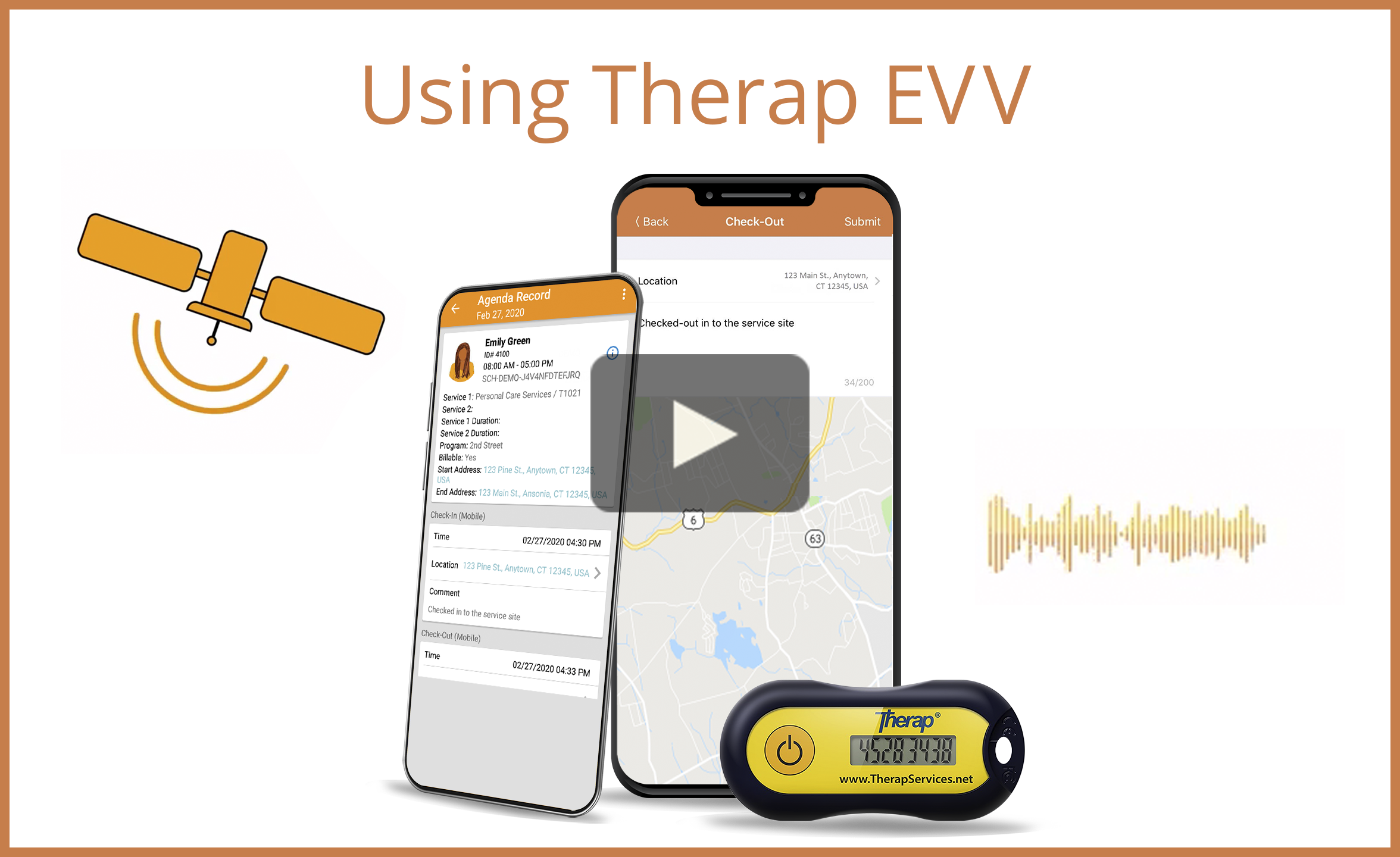 Watch video on using Therap EVV